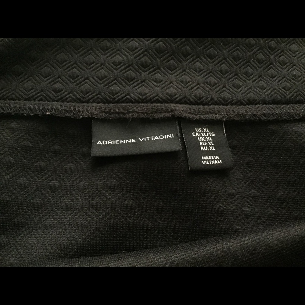 Black Adrienne Vittadini Skirt (XL) - Picture 3 of 3